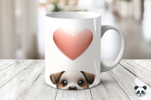 Crafting the Perfect Gift with Peek a Boo Dog 3D Valentine Mug Wrap