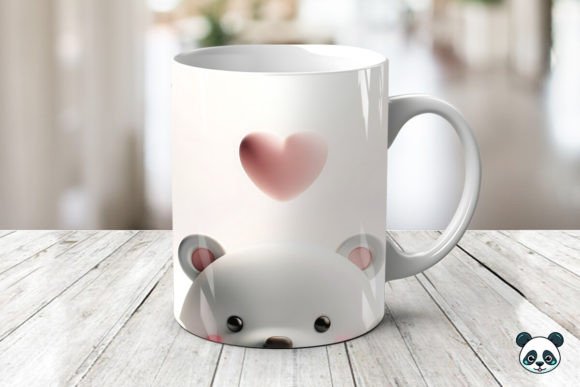 Creating Adorable Valentine’s Day Gifts with Peek a Boo Polar Bear 3D Mug Wraps