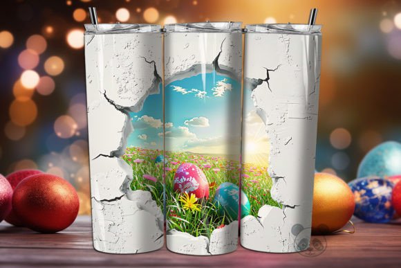 Easter Eggs Tumbler Wrap Sublimation: A Guide to Digital Design and Application