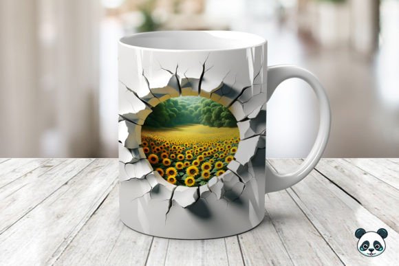 Elevating Sublimation Projects with the Sunflower Meadow 3D Mug Wrap