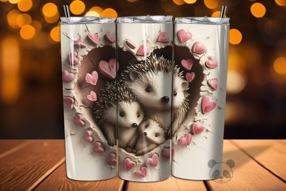 Evaluating the Mom Baby Hedgehogs 3D Tumbler Wrap 2 for Sublimation Projects