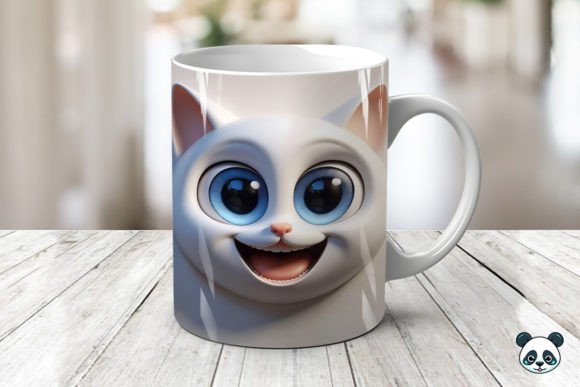 Funny Cat 3D Mug Wrap Sublimation: Elevating DIY Creativity with Digital Design