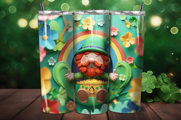 Mastering the Leprechaun Pot of Gold 3D Tumbler Wrap for Modern Sublimation