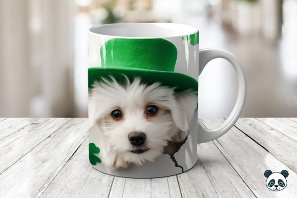 St Patrick Maltese 3D Mug Wrap Guide