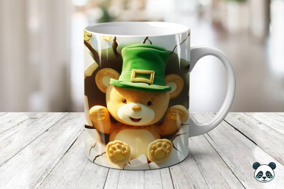 St Patrick Teddy Bears 3D Mug Wrap